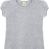 Baby Girls' Basic Short Puff Sleeve Round Neck T-Shirt / 12 to 24 Months LILAX