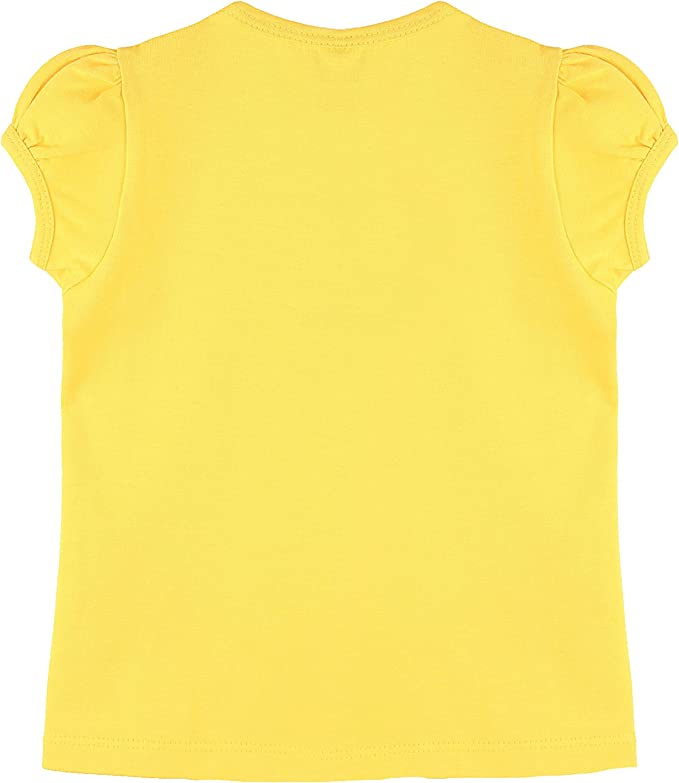 Baby Girls' Basic Short Puff Sleeve Round Neck T-Shirt / 6 to 12 Months LILAX