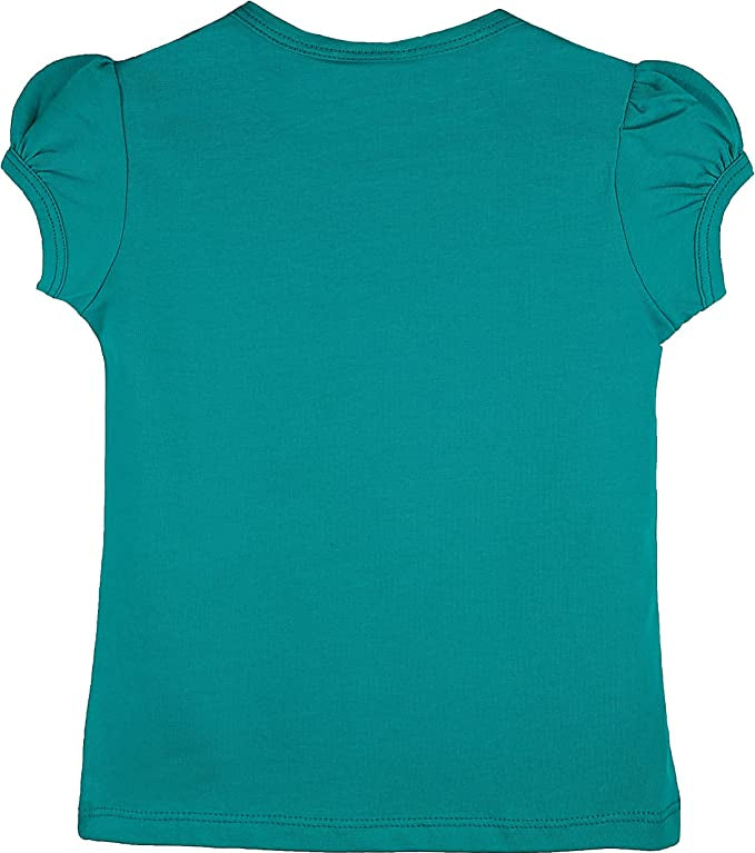 Baby Girls' Basic Short Puff Sleeve Round Neck T-Shirt / 6 to 12 Months LILAX