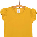 Girls' Basic Cotton T-Shirt  Short Puff Sleeve Crewneck / Toddler LILAX