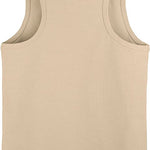 Girls' Soft Solid Cotton Blend Racerback Tank Top / 5 to 7 Years LILAX