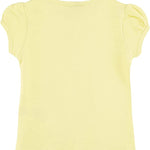 Girls' Basic Cotton T-Shirt  Short Puff Sleeve Crewneck / 8 to 10 LILAX