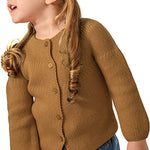 Baby Girl Knit Cardigan Long Sleeve Sweater LILAX