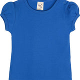 Baby Girls' Basic Short Puff Sleeve Round Neck T-Shirt / 6 to 12 Months LILAX