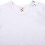 Baby Girls' Basic Short Puff Sleeve Round Neck T-Shirt / 6 to 12 Months LILAX