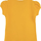 Girls' Basic Cotton T-Shirt  Short Puff Sleeve Crewneck / 8 to 10 LILAX