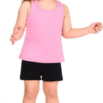 Basic Short for Gymnastics or Under Skirts Solid Soft Dance 10 to 12 Years LILAX